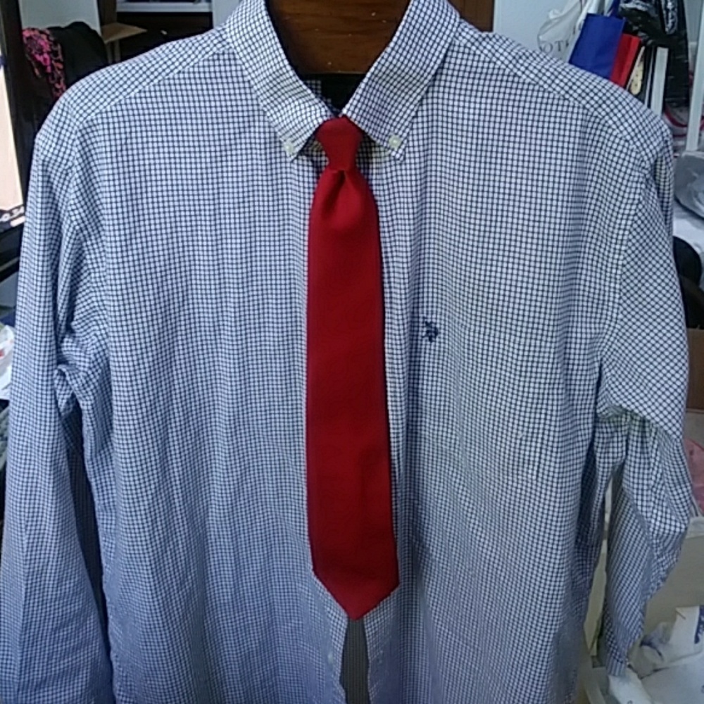 US polo Association Polo shirt SZ 16.5 x 35 $25 +
